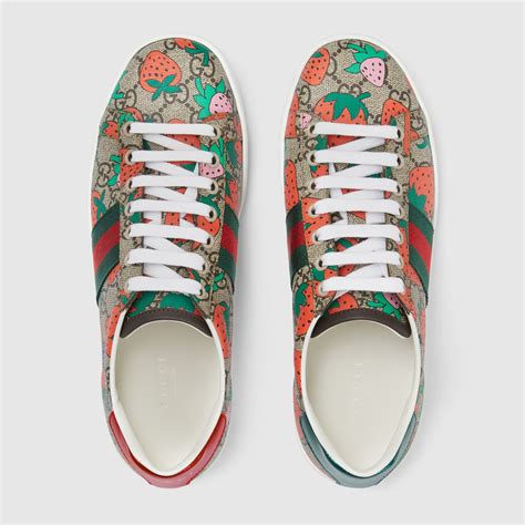 gucci strawberry collection|gucci strawberry shoes price.